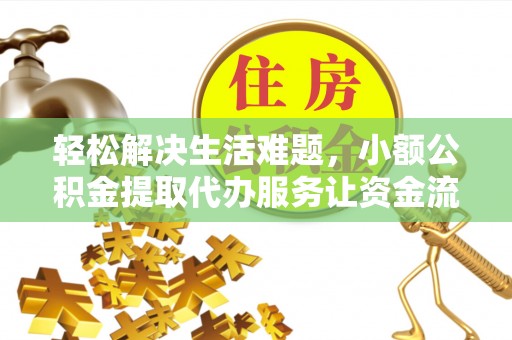平舆轻松解决生活难题，小额公积金提取代办服务让资金流动更便捷