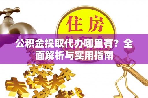 平舆公积金提取代办哪里有？全面解析与实用指南