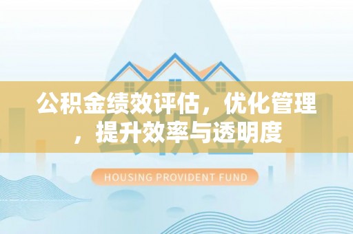 平舆公积金绩效评估，优化管理，提升效率与透明度