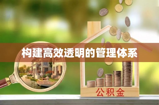 平舆构建高效透明的管理体系