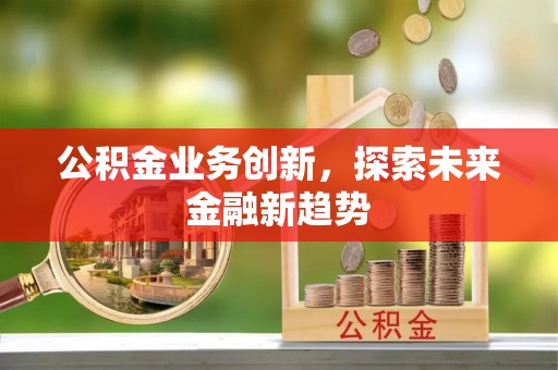 平舆公积金业务创新，探索未来金融新趋势