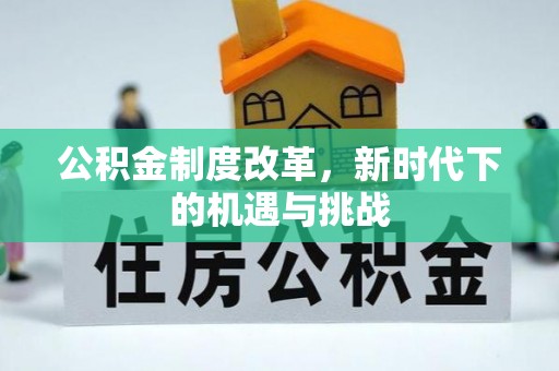 平舆公积金制度改革，新时代下的机遇与挑战