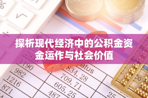 平舆探析现代经济中的公积金资金运作与社会价值