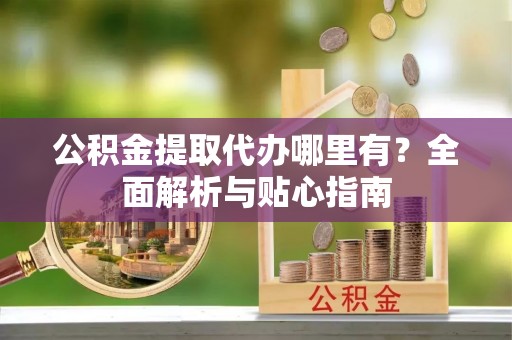 平舆公积金提取代办哪里有？全面解析与贴心指南
