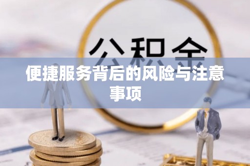 平舆便捷服务背后的风险与注意事项